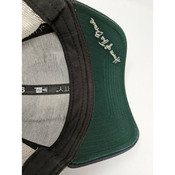 New Era 9Forty MLB Red Sox Patriotic Hat Snapback Meshback OSFM Black & White - Picture 9 of 11